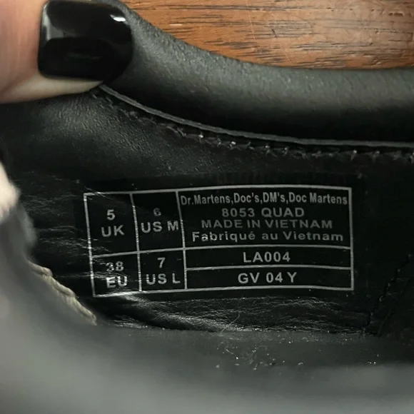 Dr. Martens Cream Quad Smooth Platform Derby NWOT - Picture 6 of 8